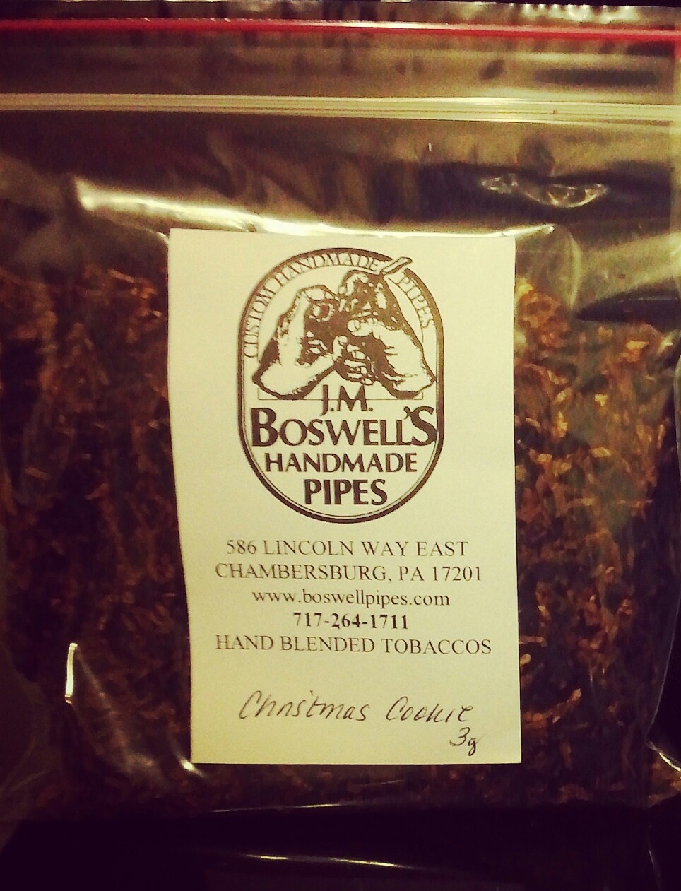Christmas Cookie (圣诞曲奇) pipe tobacco image